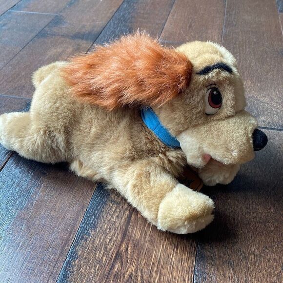 Disney Other - Disney‎ Store Lady and the tramp plush stuffed animal laying dog 12 inches